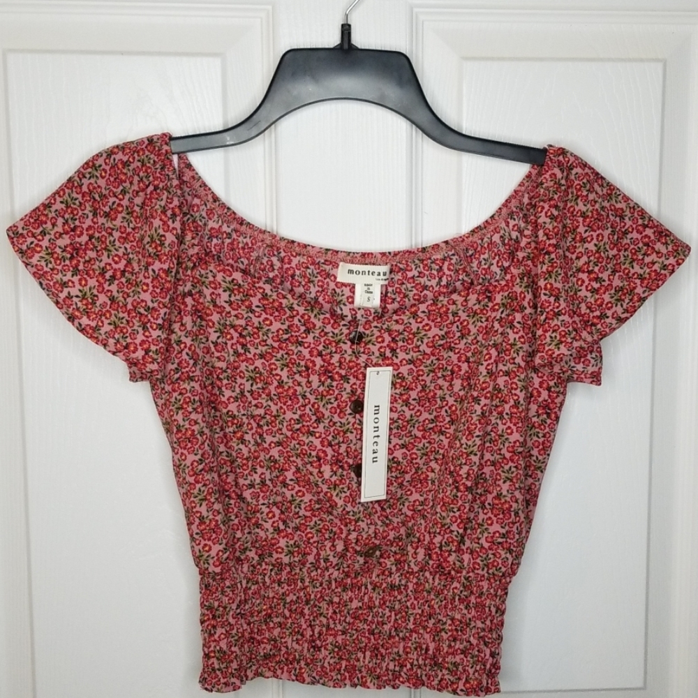 MONTEAU OFF THE SHOULDER TOP